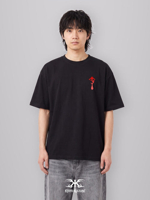 2-SIDED CRIMSON COUNT OVERSIZE TEE