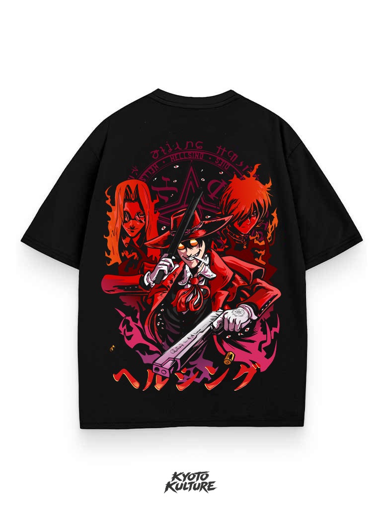 2-SIDED CRIMSON COUNT OVERSIZE TEE