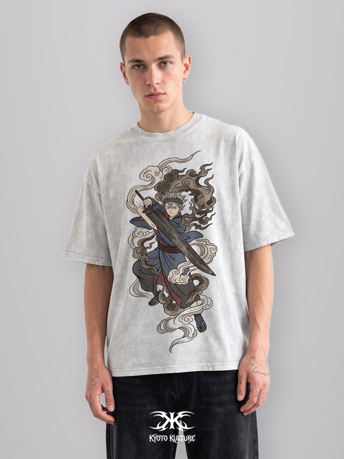 BLACK FORCE OVERSIZE VINTAGE TEE