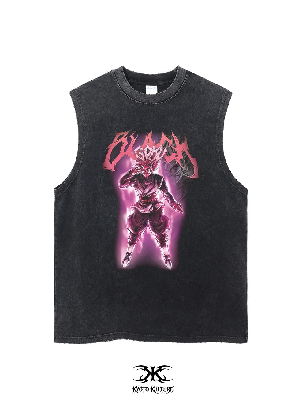 "Black" Vintage Washed Tank Top