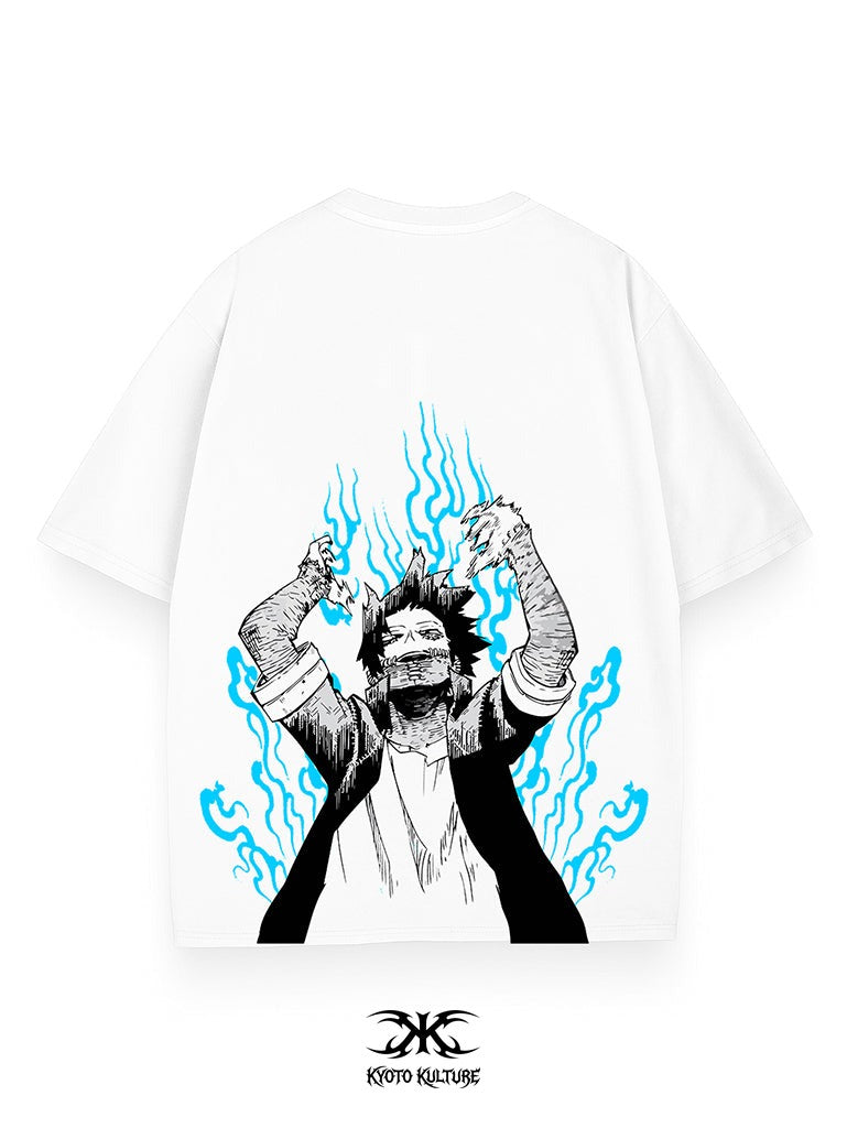 BLUE FLAME OVERSIZE TEE