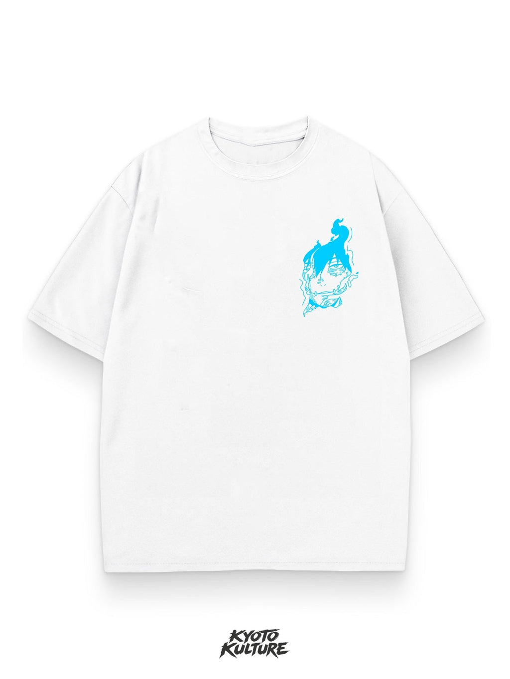 BLUE FLAME OVERSIZE TEE