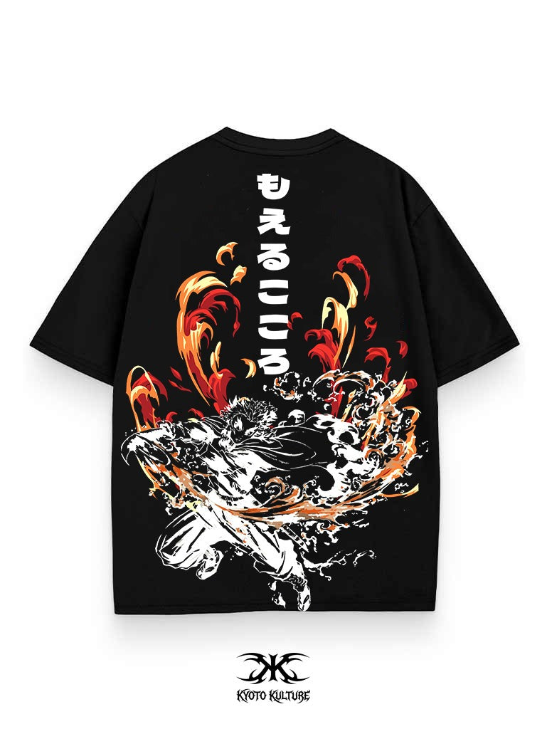 BURNING SOUL OVERSIZE TEE
