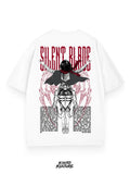 CRIMSON SCARF 2-SIDED OVERSIZE TEE
