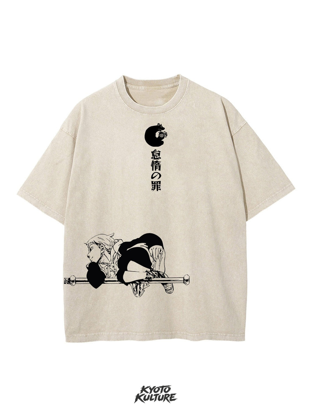 CROWN & CLAWS OVERSIZE VINTAGE TEE