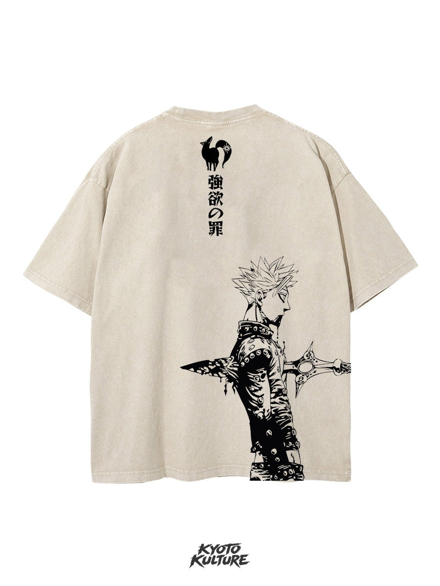 CROWN & CLAWS OVERSIZE VINTAGE TEE