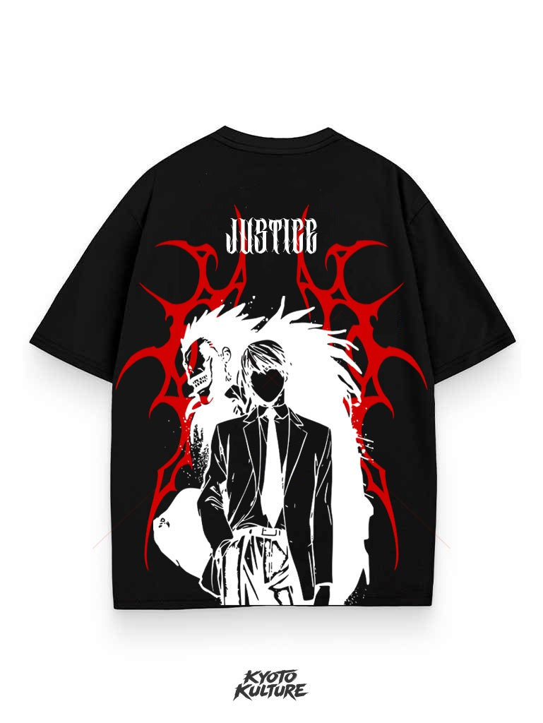 CRUEL JUSTICE 2-SIDED OVERSIZE TEE