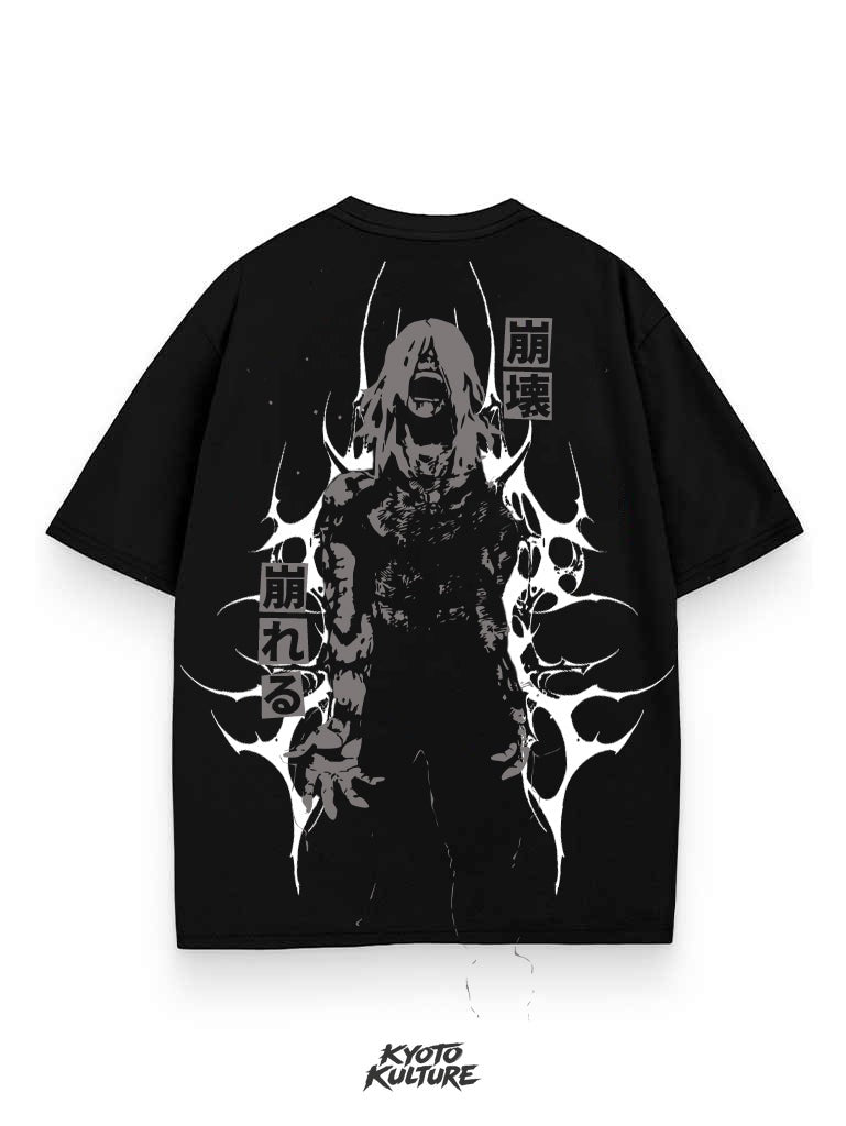 DECAYING HEART 2-SIDED OVERSIZE TEE