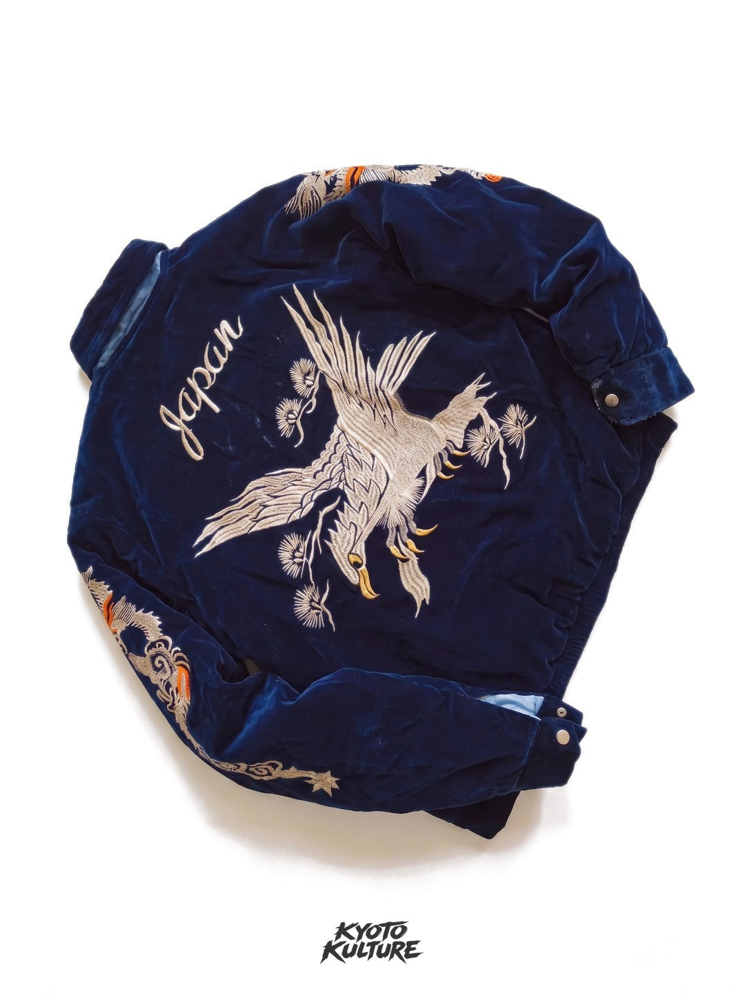 EASTERN DRAGON EMBROIDERED SOUVENIR JACKET
