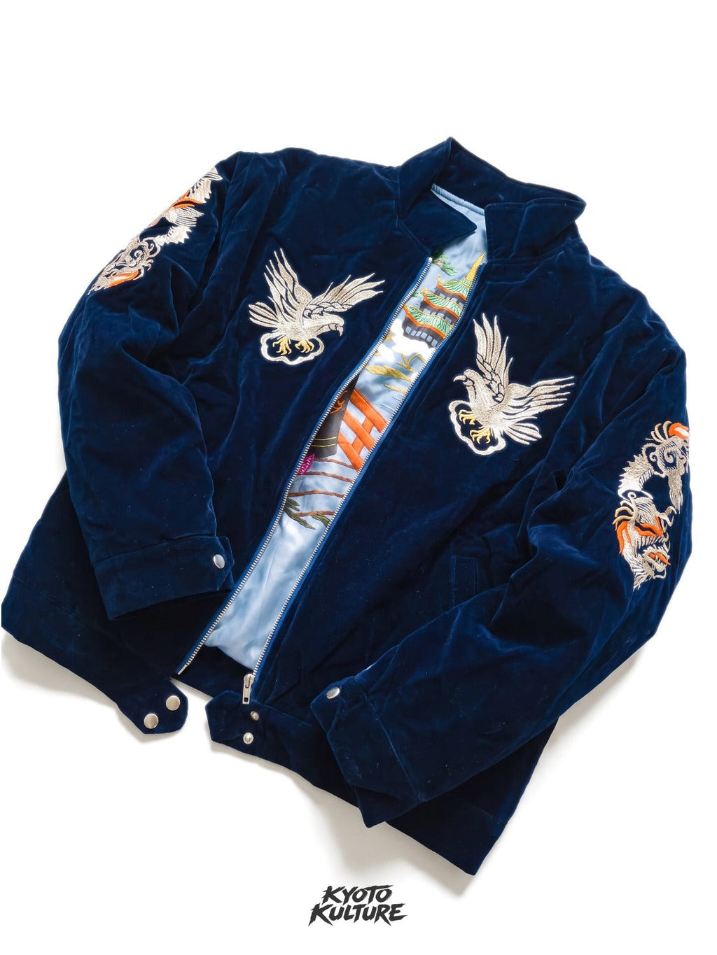 EASTERN DRAGON EMBROIDERED SOUVENIR JACKET