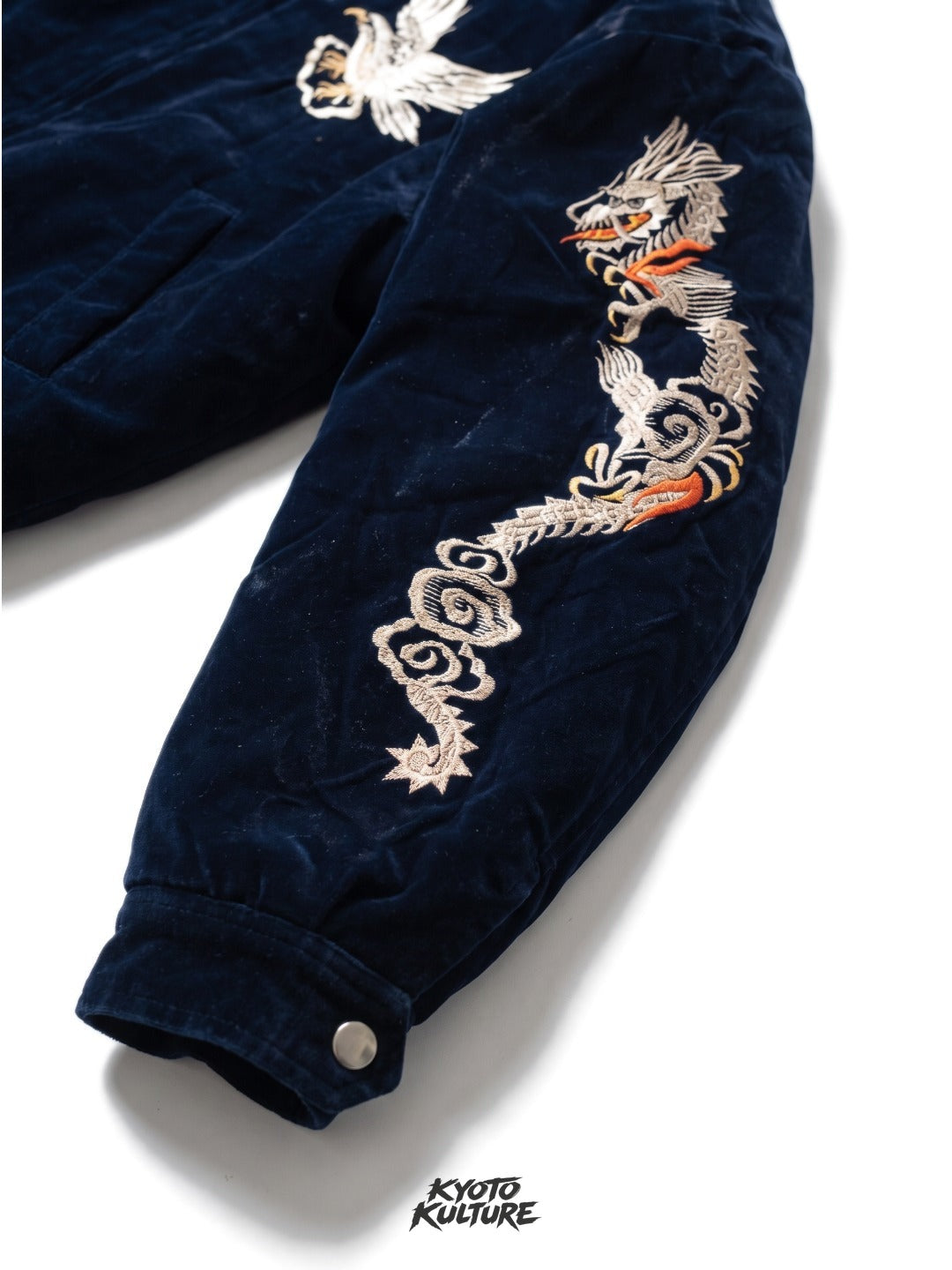 EASTERN DRAGON EMBROIDERED SOUVENIR JACKET