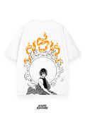 FLAME PILLAR OVERSIZE VINTAGE TEE