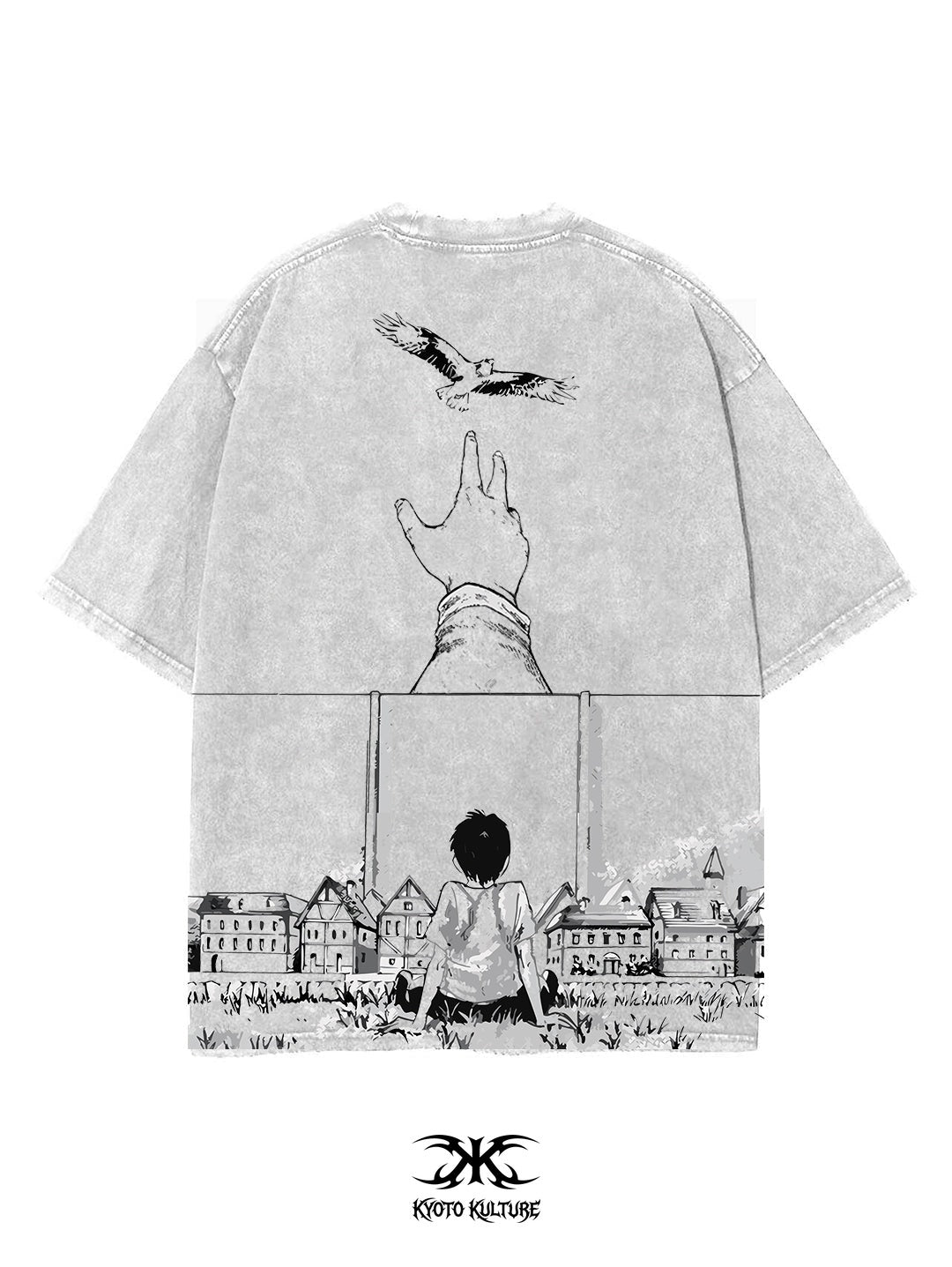 FREEDOM ABOVE ALL 2-SIDED OVERSIZE VINTAGE TEE