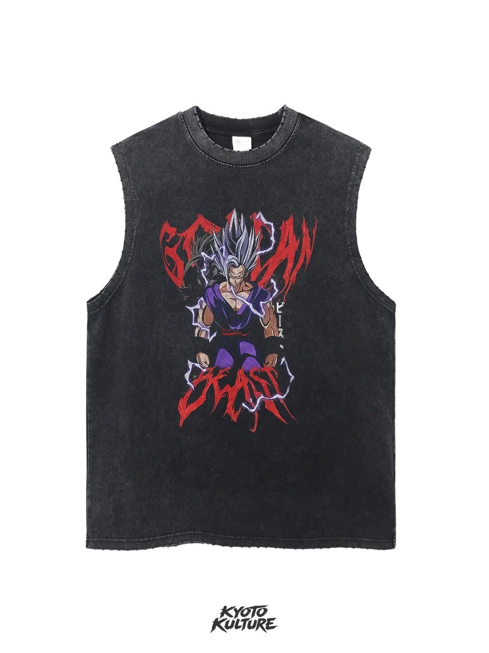 "BEAST MODE" VINTAGE WASHED TANK TOP