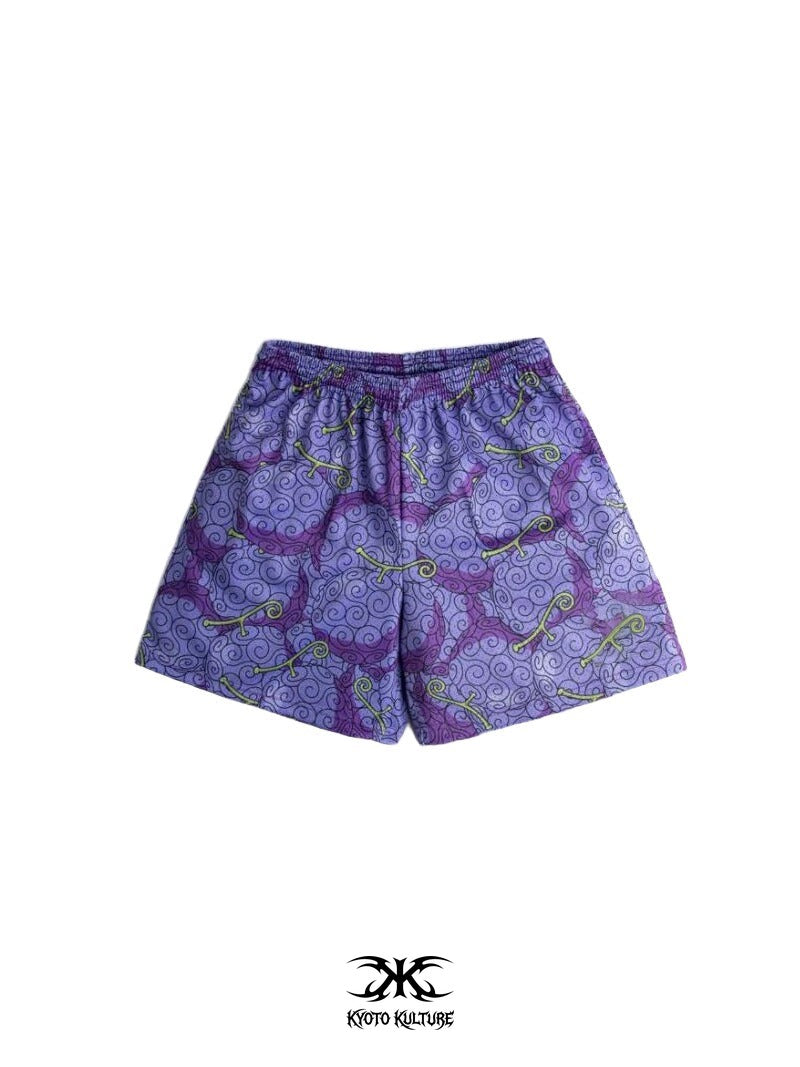 RUBBER FIST MESH SHORTS