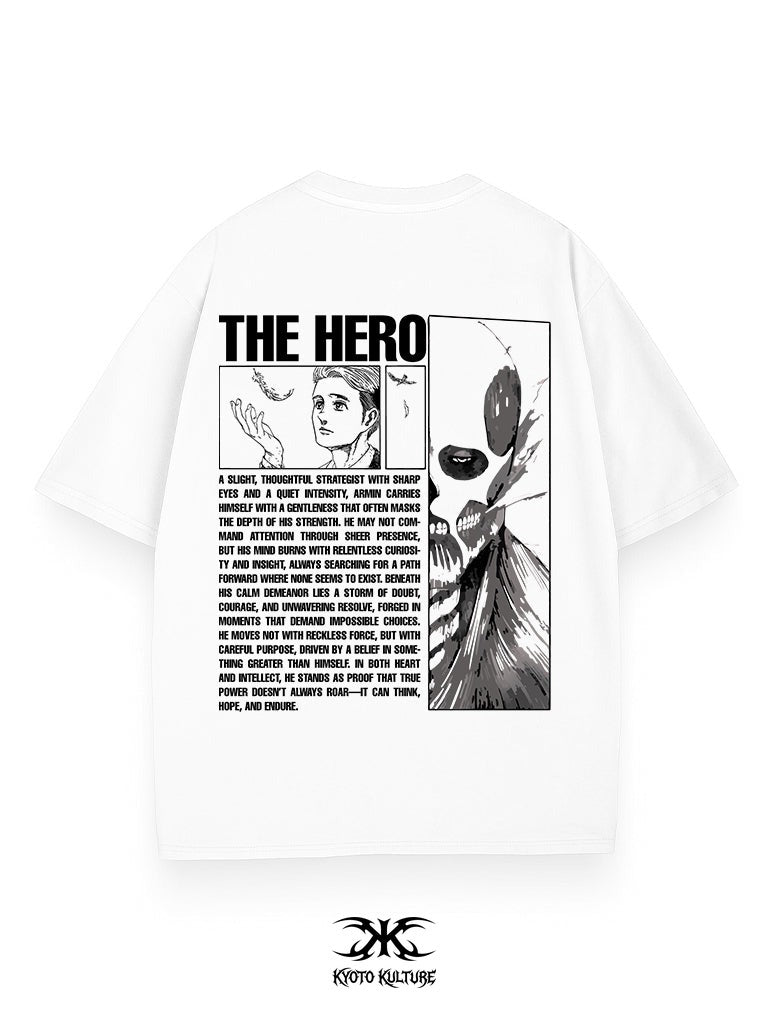 HEART OF A SOLDIER 2-SIDED OVERSIZE TEE