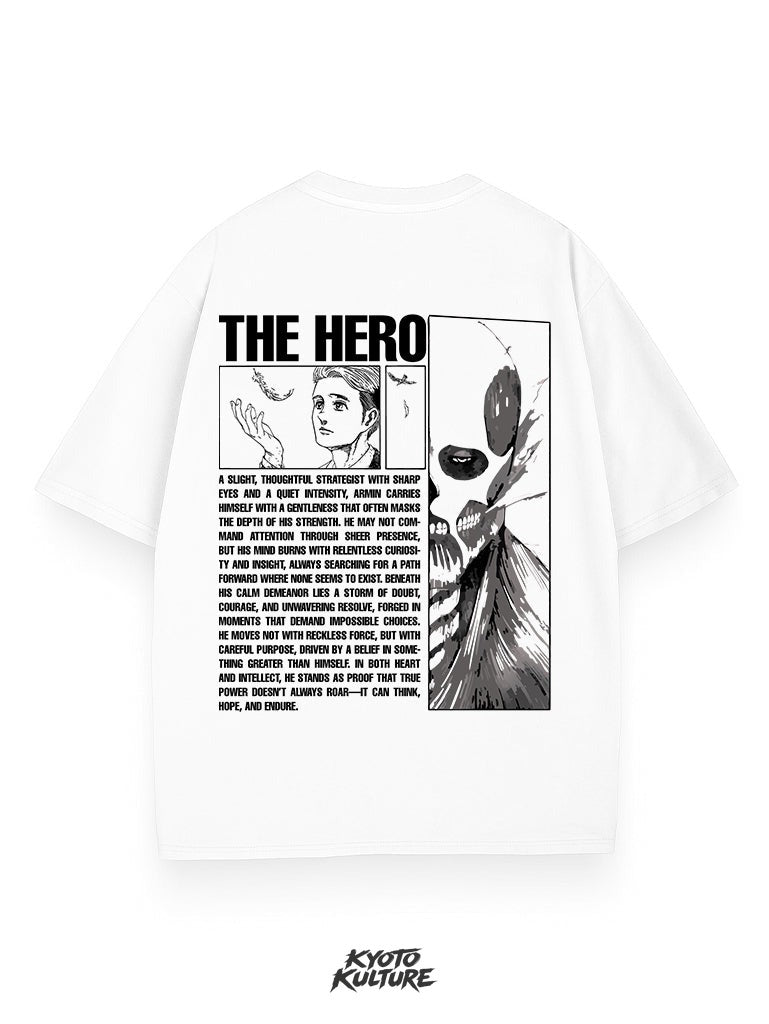 HEART OF A SOLDIER 2-SIDED OVERSIZE TEE