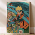 Naruto Uzumaki Hidden Leaf Rooftops Poster