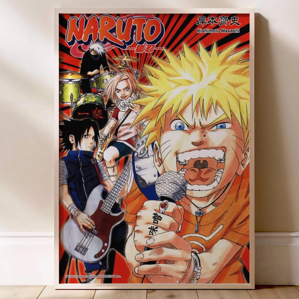 Naruto Shippuden Character Collage Poster