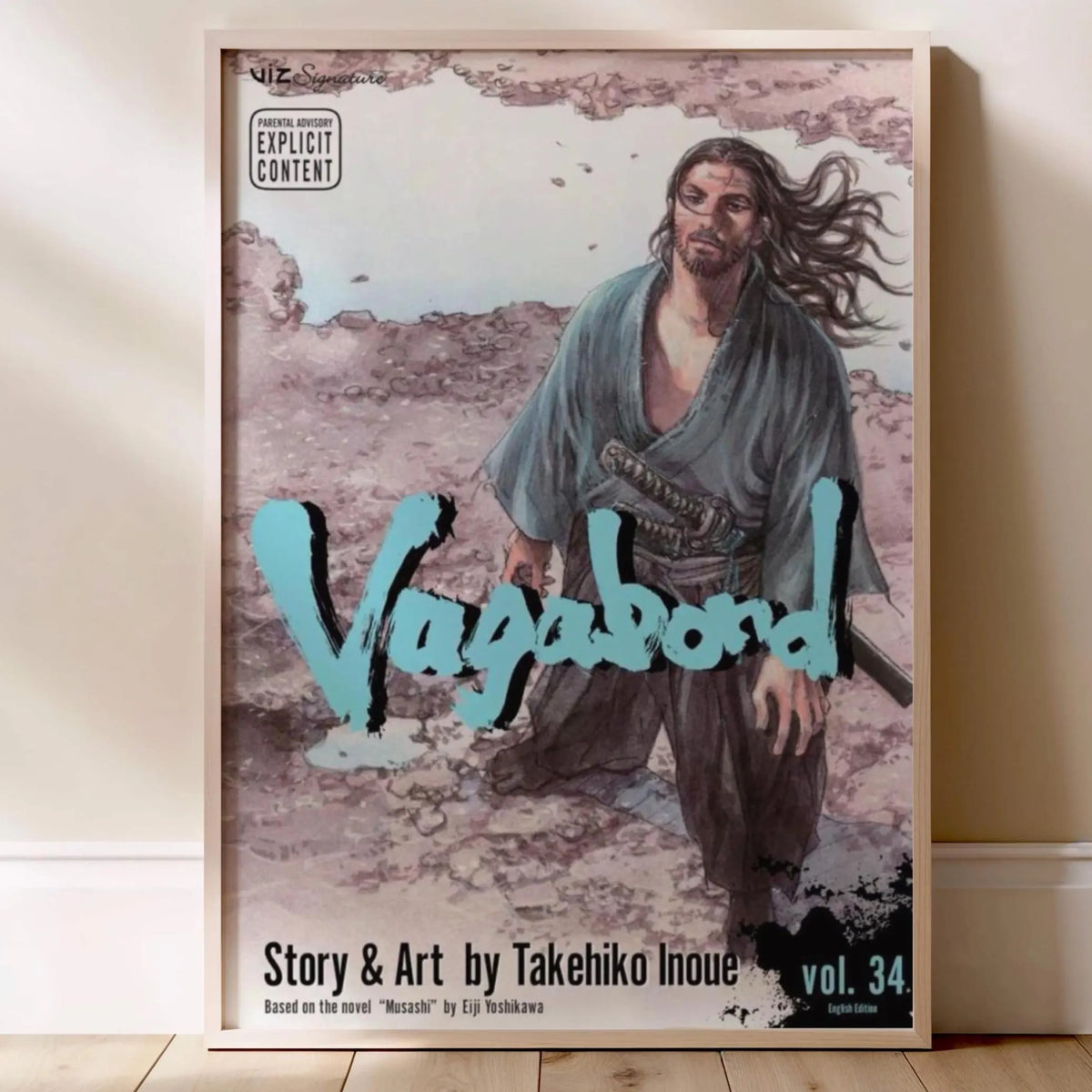 Vagabond Volume 34 Musashi Poster