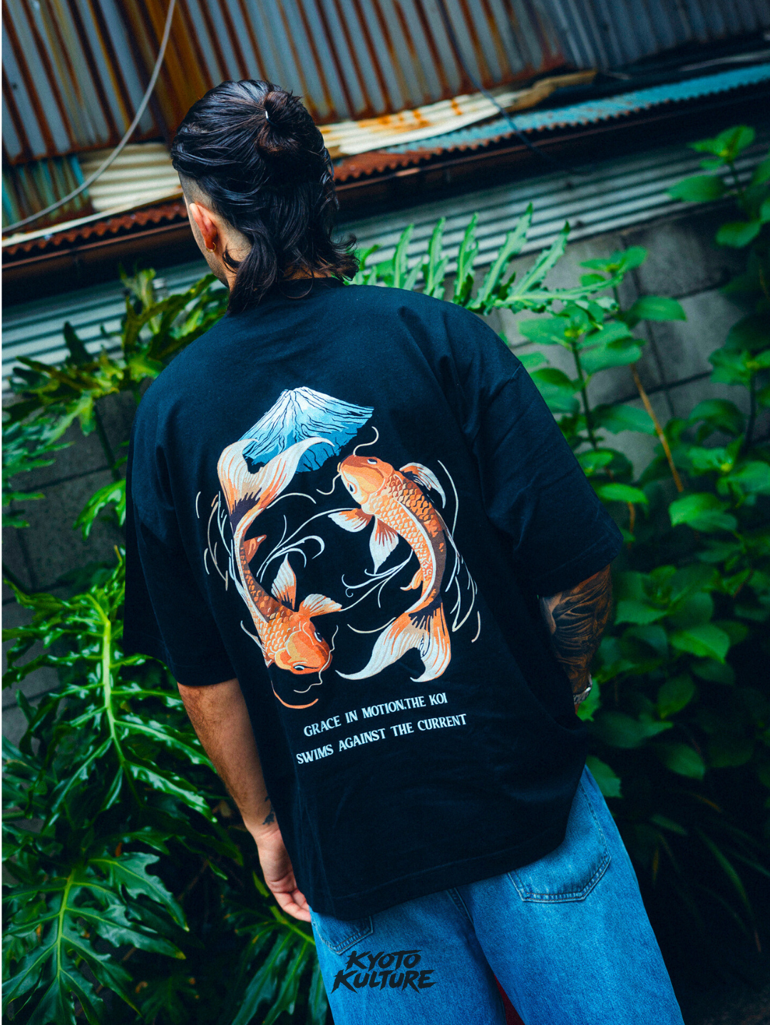 KOI FISH OVERSIZE TEE