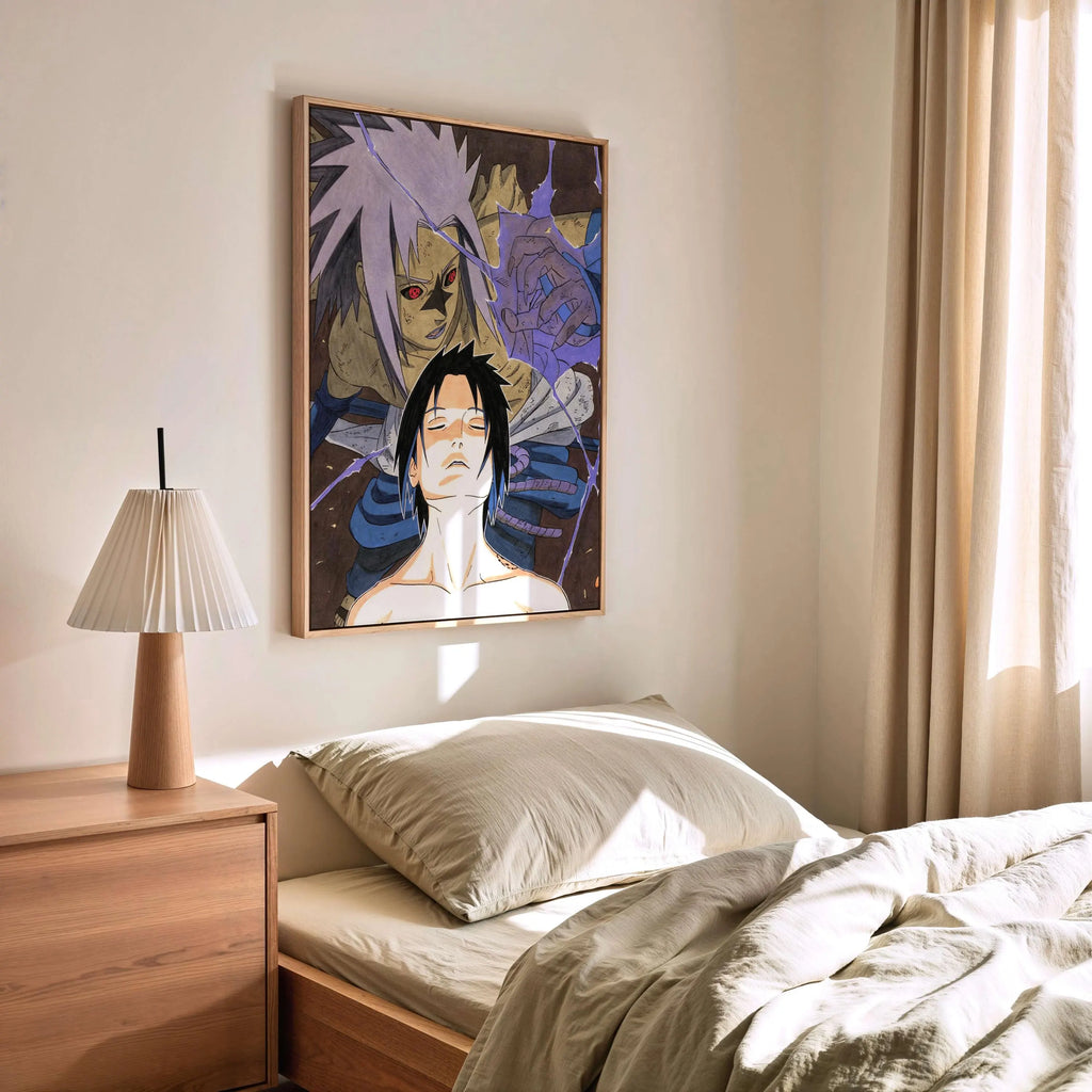 Naruto Sasuke Uchiha Curse Mark Poster