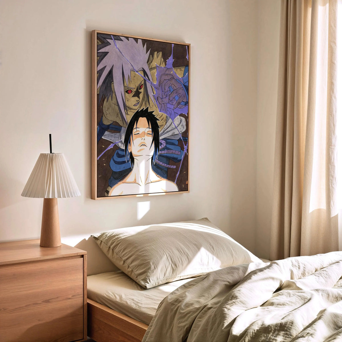 Naruto Sasuke Uchiha Curse Mark Poster