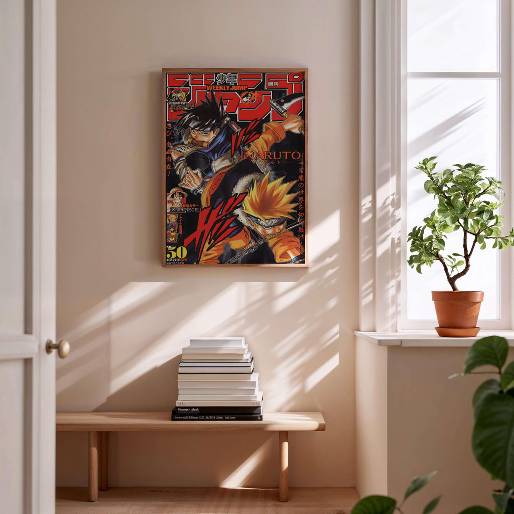 Naruto Shippuden Manga Collage Poster