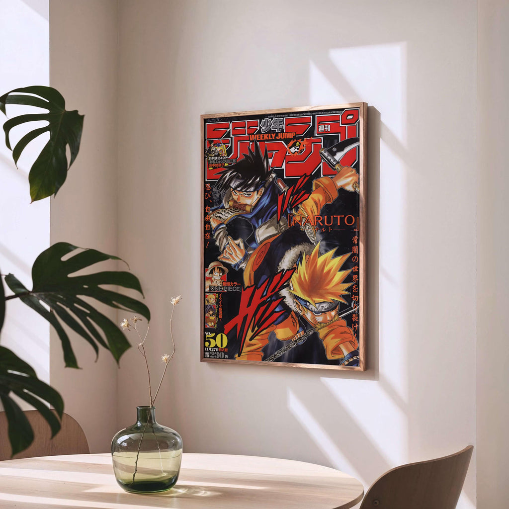 Naruto Shippuden Manga Collage Poster