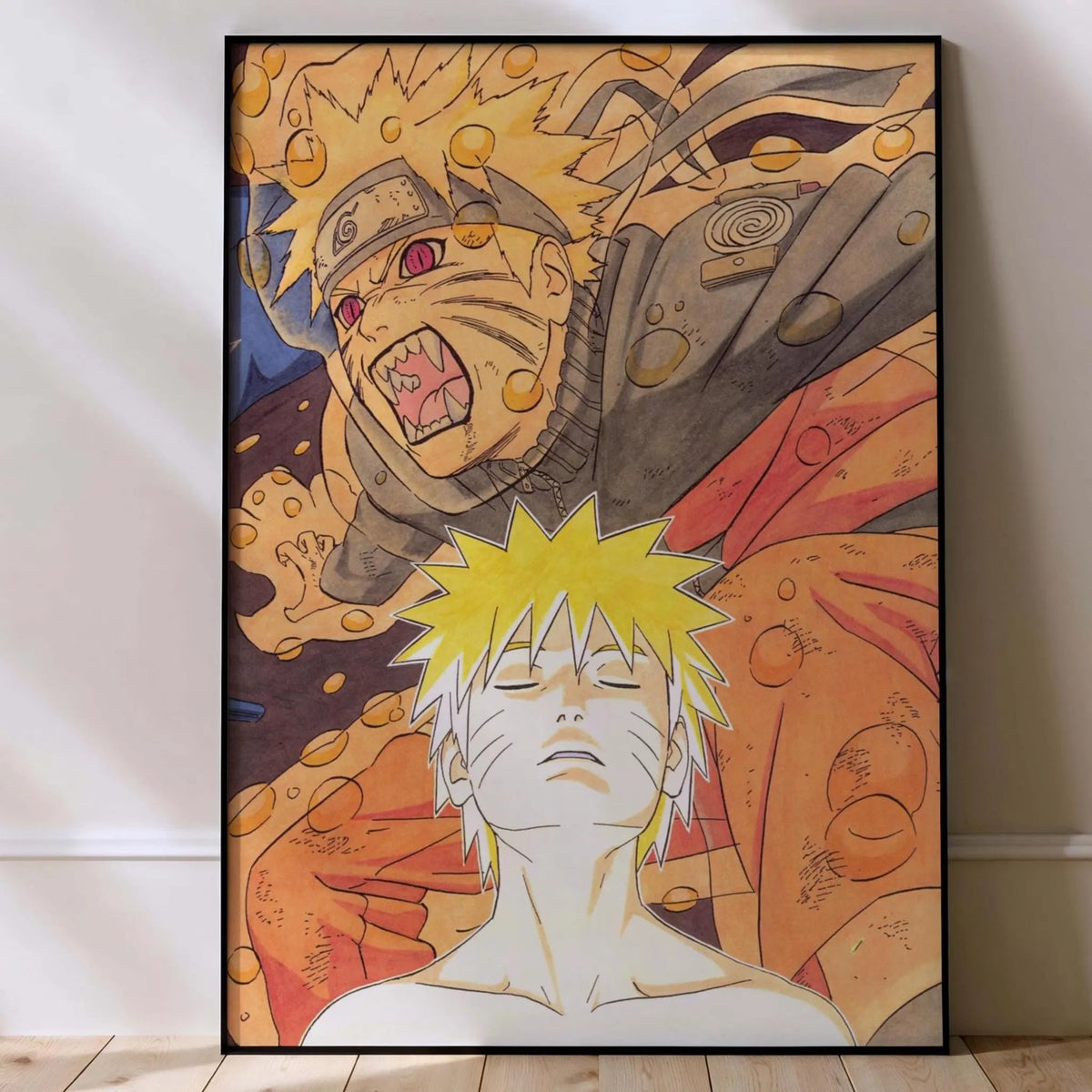 Naruto and Kurama Poster