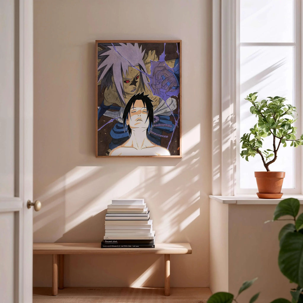 Naruto Sasuke Uchiha Curse Mark Poster