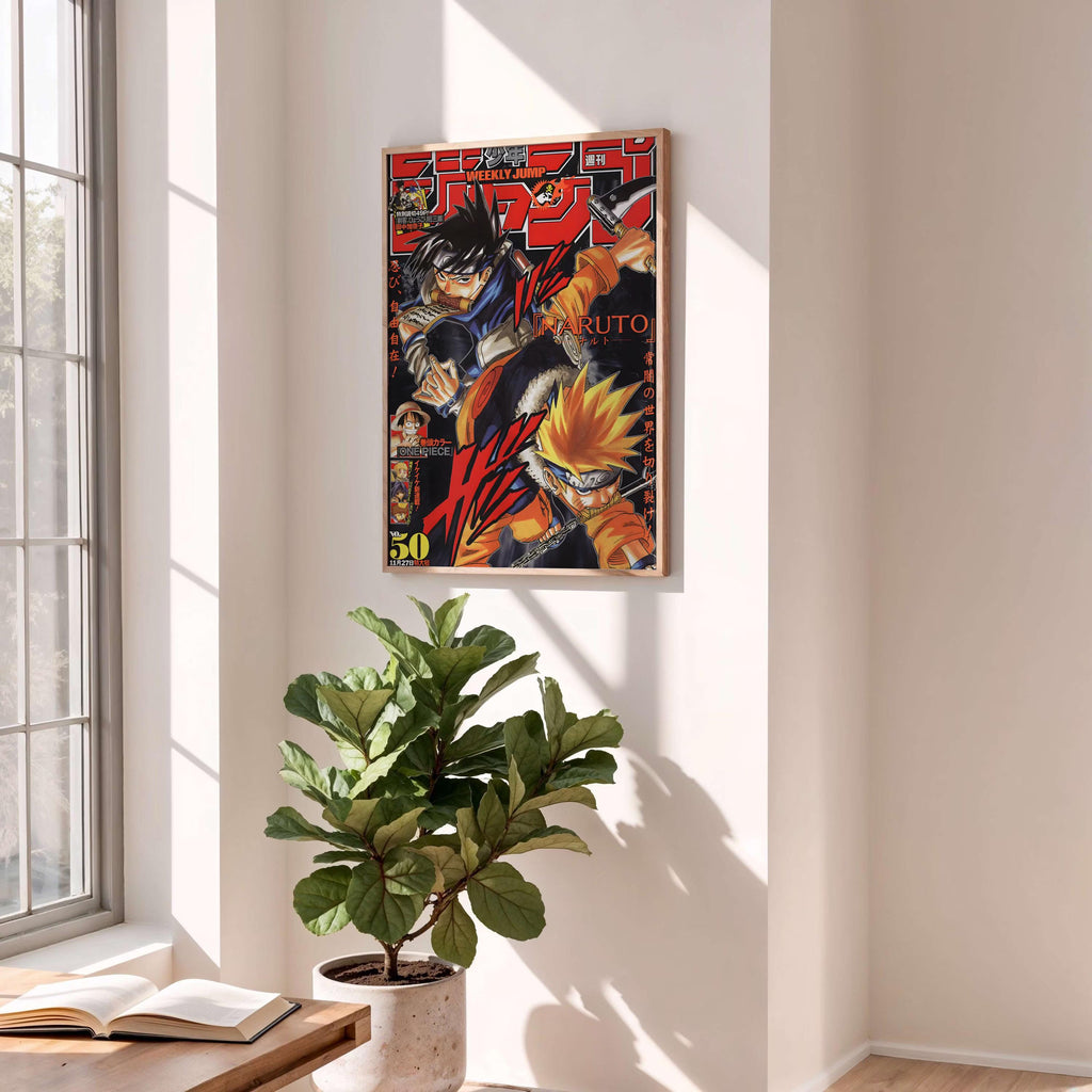 Naruto Shippuden Manga Collage Poster