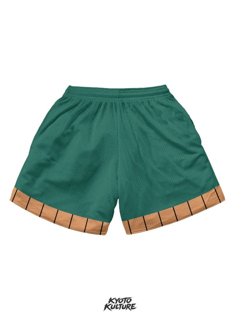 GREEN BEAST SHORTS