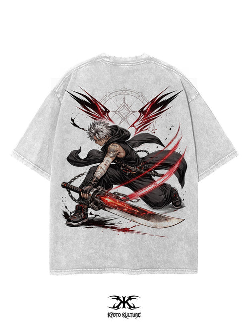 SCARLET BLADE OVERSIZE VINTAGE TEE