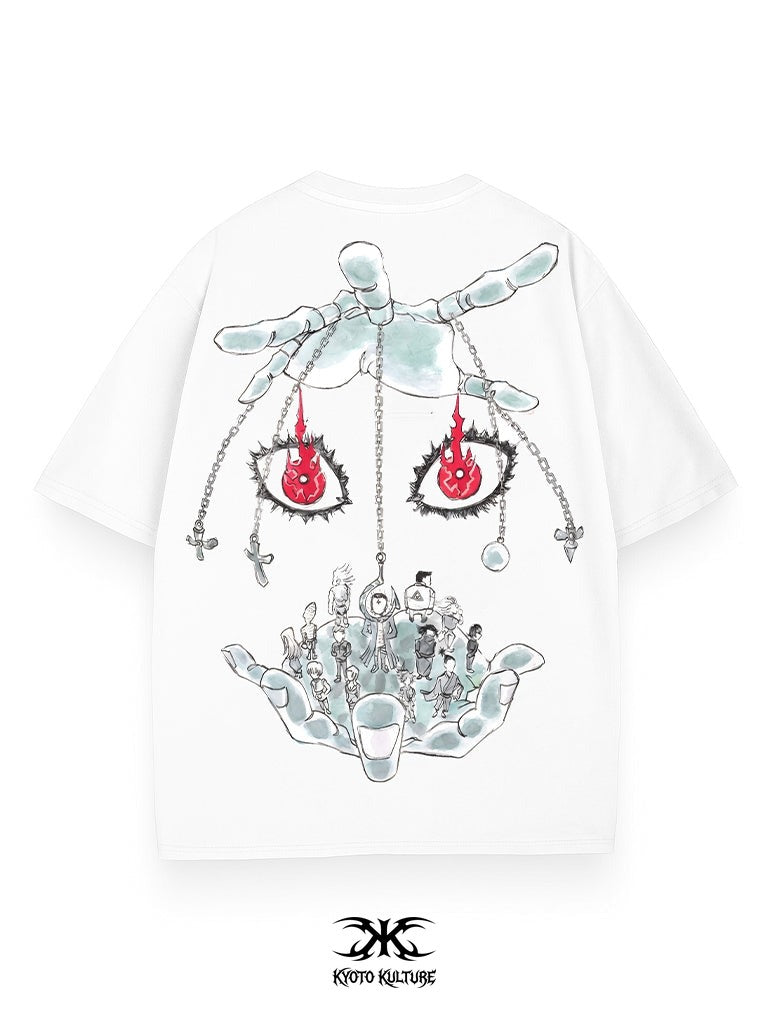 SCARLET CHAINS VINTAGE OVERSIZE TEE