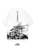 THE EMPTY FLAME OVERSIZE WHITE TEE