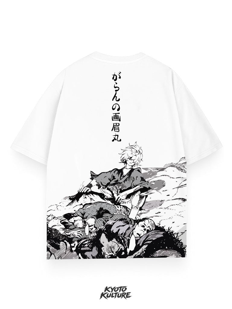 THE EMPTY FLAME OVERSIZE WHITE TEE