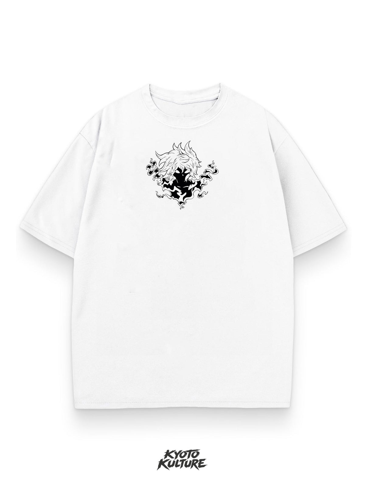 THE EMPTY FLAME OVERSIZE WHITE TEE