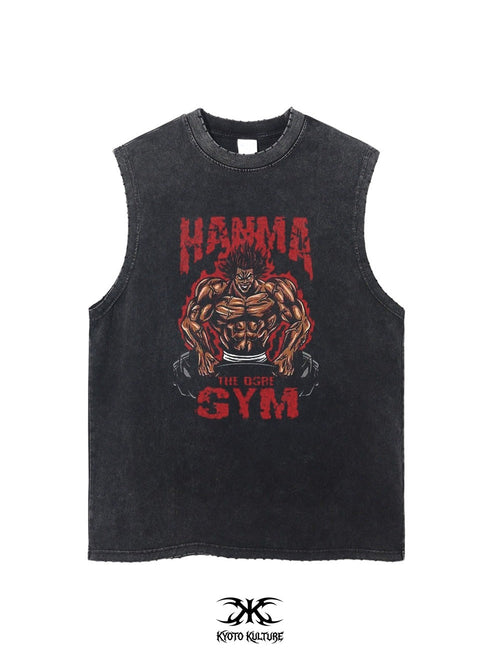 The Ogre Gym Vintage Washed Tank Top