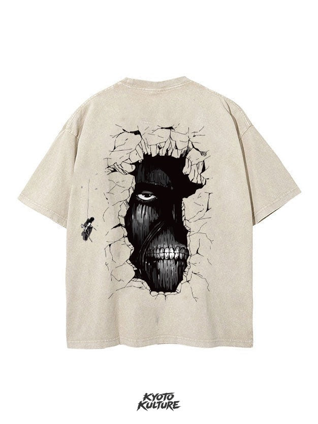 WALLBOUND TITAN OVERSIZE VINTAGE TEE