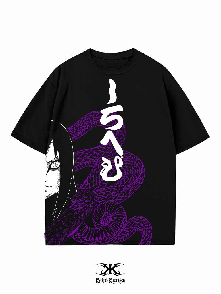 WHITE SERPENT OVERSIZE TEE